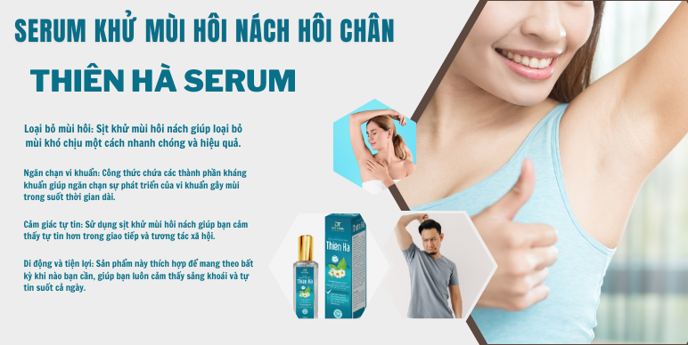 Serum Khử Mìu Hôi Nách Hôi Chân Thiên Hà 