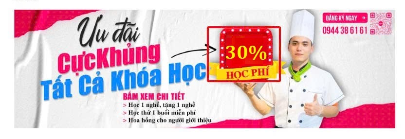 ƯU ĐÃI 30% HỌC PHÍ SIÊU HOT 🌞