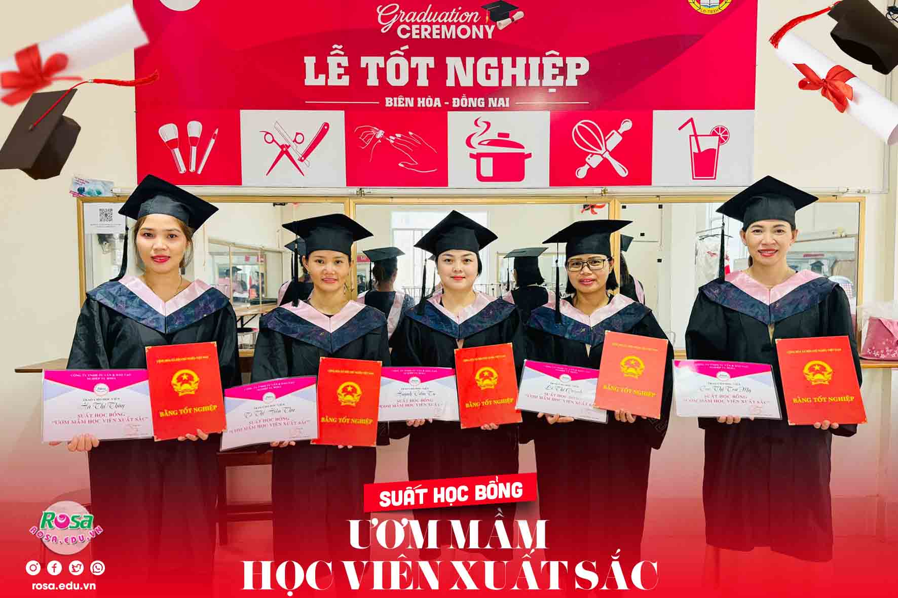 Trao học bổng ƯƠM MẦM HỌC VIÊN XUẤT SẮC cho 5 học viên