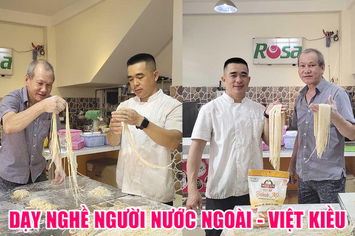 Dạy nghề ẩm thực cho Việt Kiều, Người Nước Ngoài trên khắp thế giới