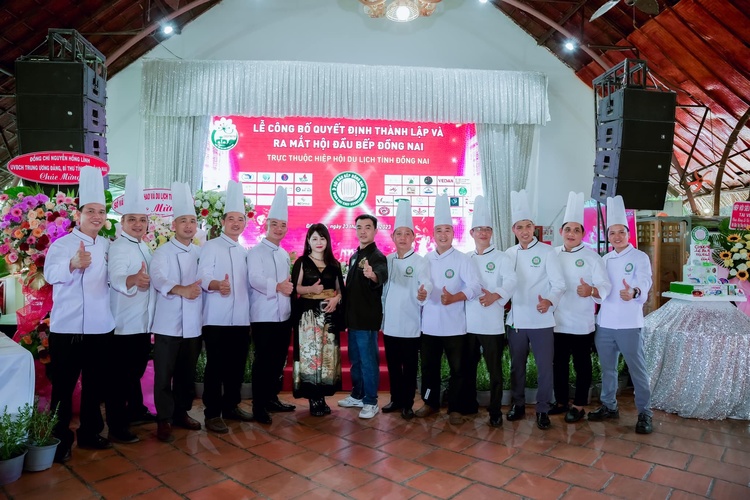 Công bố quyết định & thành lập Hội Đầu Bếp Đồng Nai ngày 23/08/2023