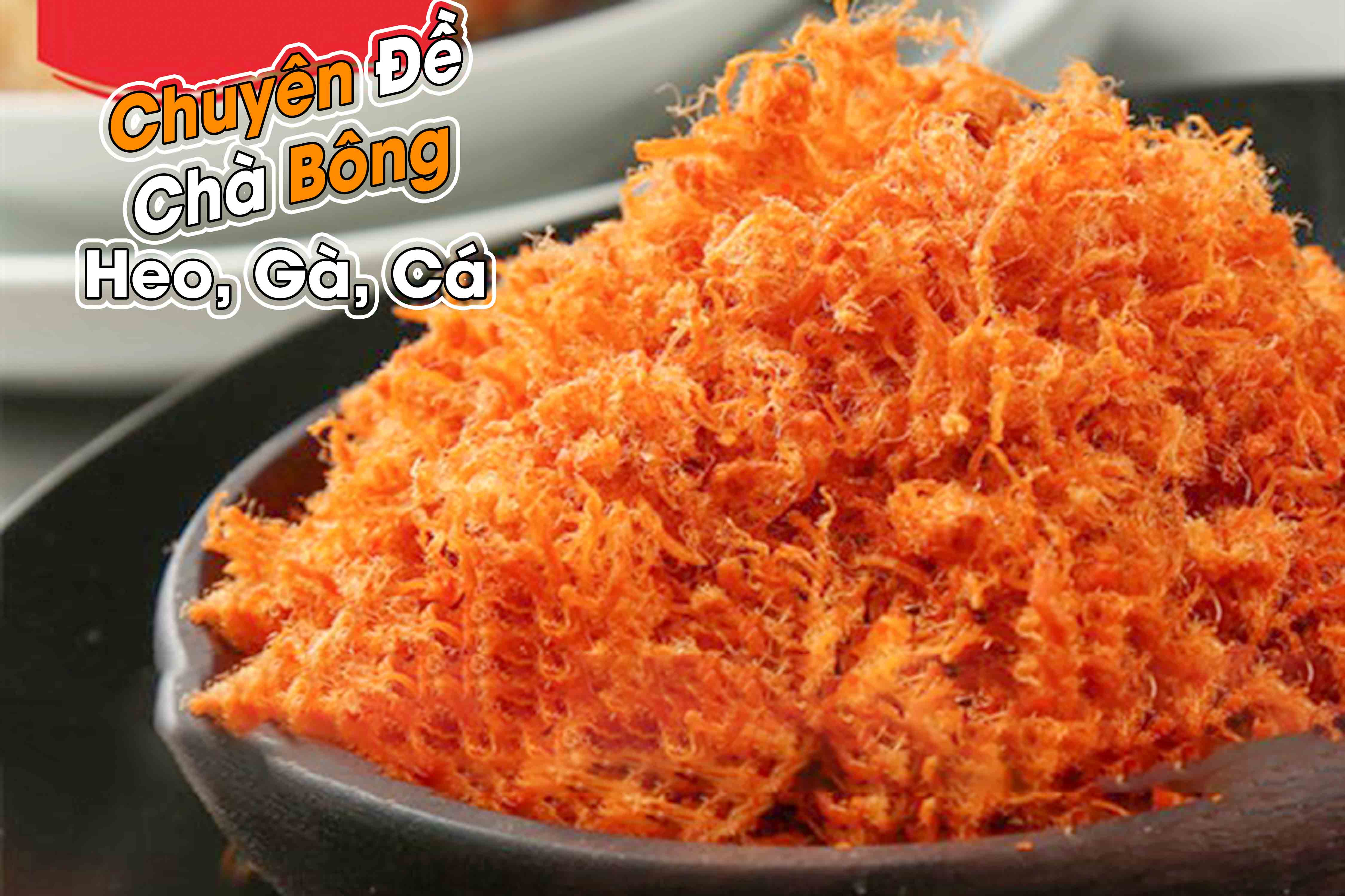 Chuyên đề học làm Chà bông (Ruốc): Chà bông heo cổ điển, chà bông cay Đài Loan... Kinh Doanh PVN634