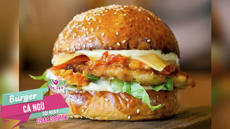 Công Thức Học Làm Bánh Mì Hamburger Kèm Nhân Bánh Mở Kinh Doanh PVN341