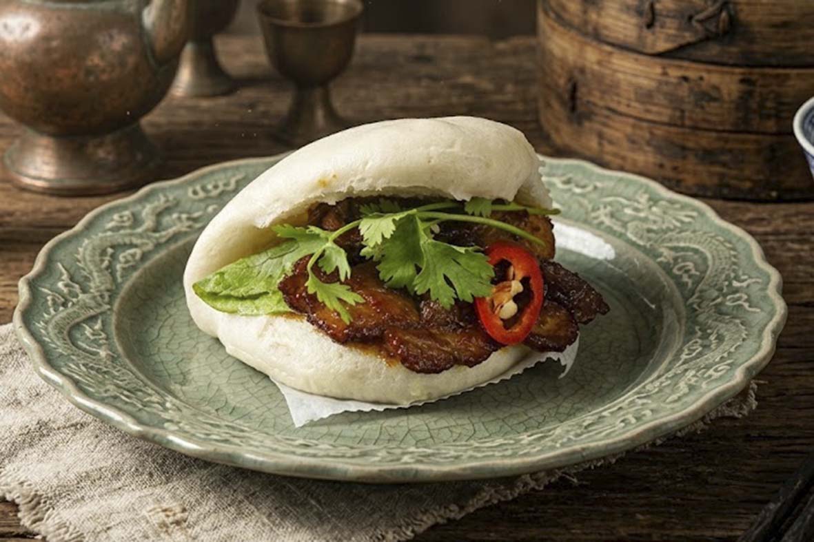 Chuyên đề học làm BÁNH BAO THỊT NƯỚNG XIÊN (BAO KẸP THỊT NƯỚNG) - Món ăn đường phố hấp dẫn, dễ thu hút khách