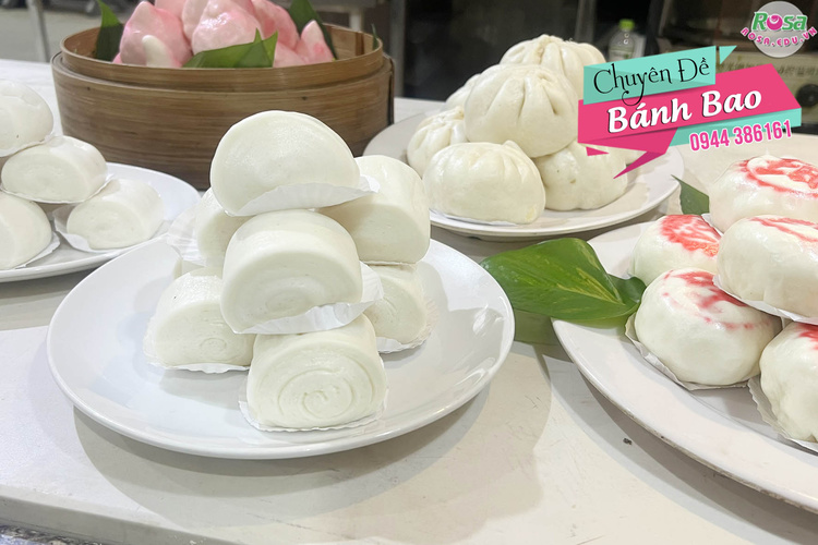 Tổng hợp học làm BÁNH BAO (Bánh Bao Hấp, Bánh Bao Cadé, Bánh Bao Chiên, Bánh Bao Nướng, Bánh Bao Thịt Xiên Nướng,...)