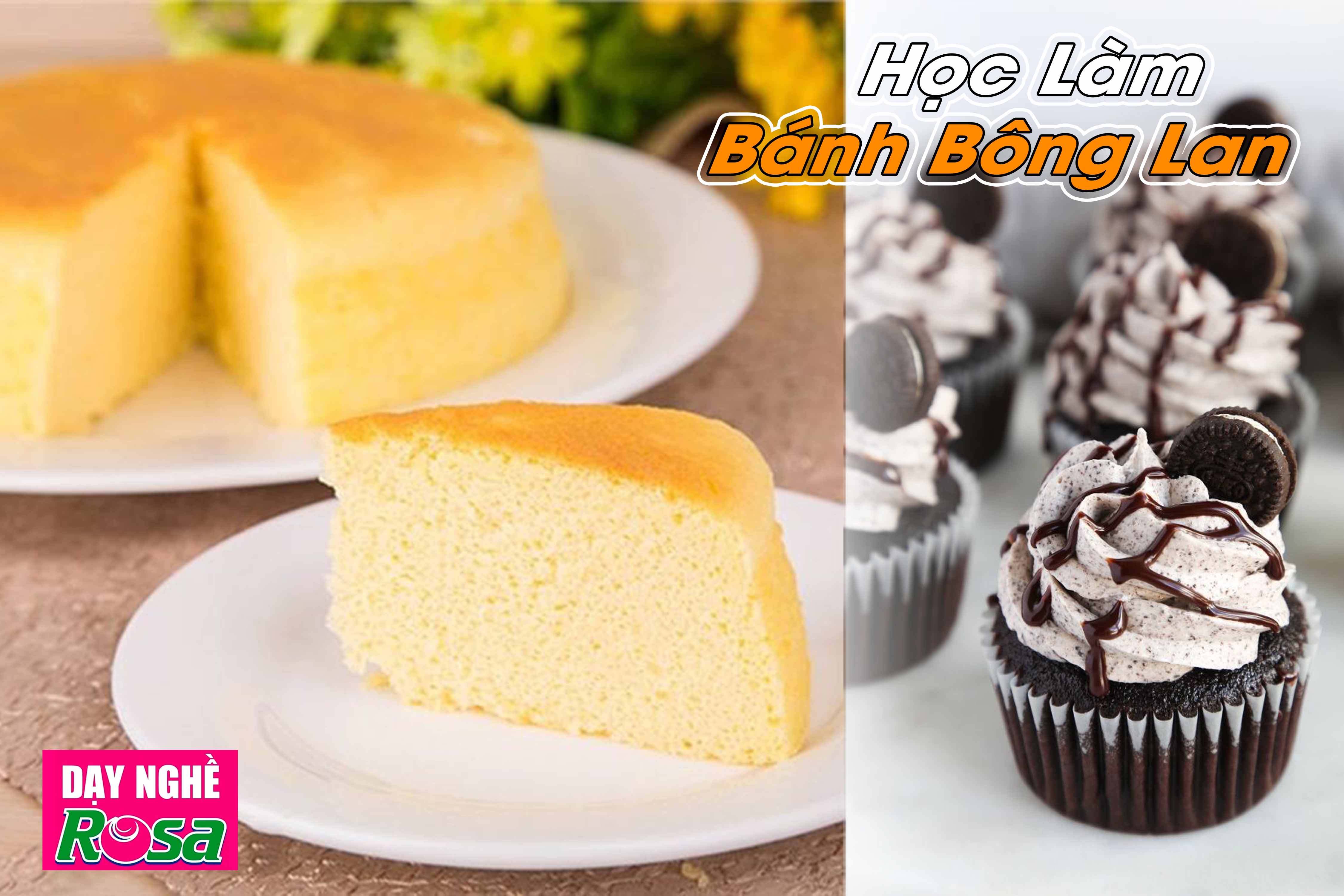 Tổng hợp chuyên đề học cách làm BÁNH BÔNG LAN từ a đến z (Sponge Cake) PVN1280