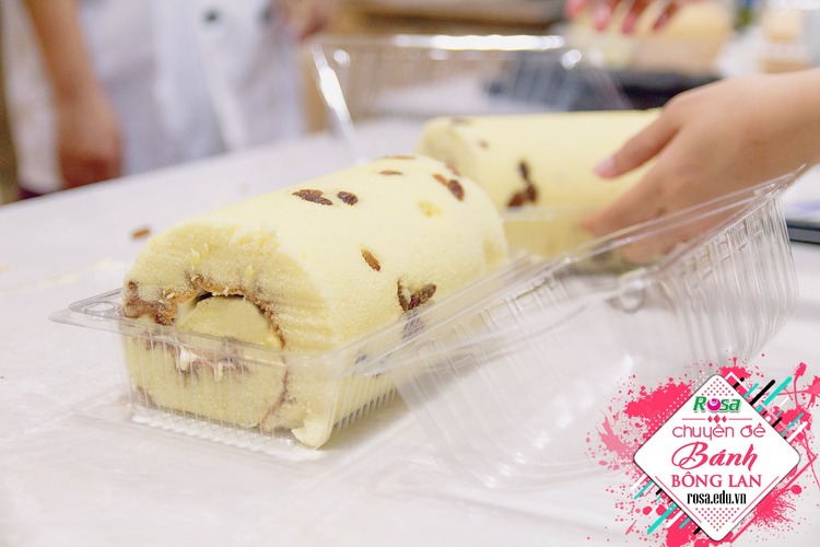 Workshop Học Làm Bánh Bông Lan Cuốn Nho – Bông Lan Cuốn Vân Thủy  PVN406