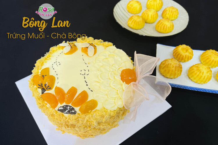 Workshop Học Làm Bánh Bông Lan Trứng Muối Chà Bông (Phương Pháp Tách Tròng) - Trang Trí Bánh Sinh Nhật PVN360
