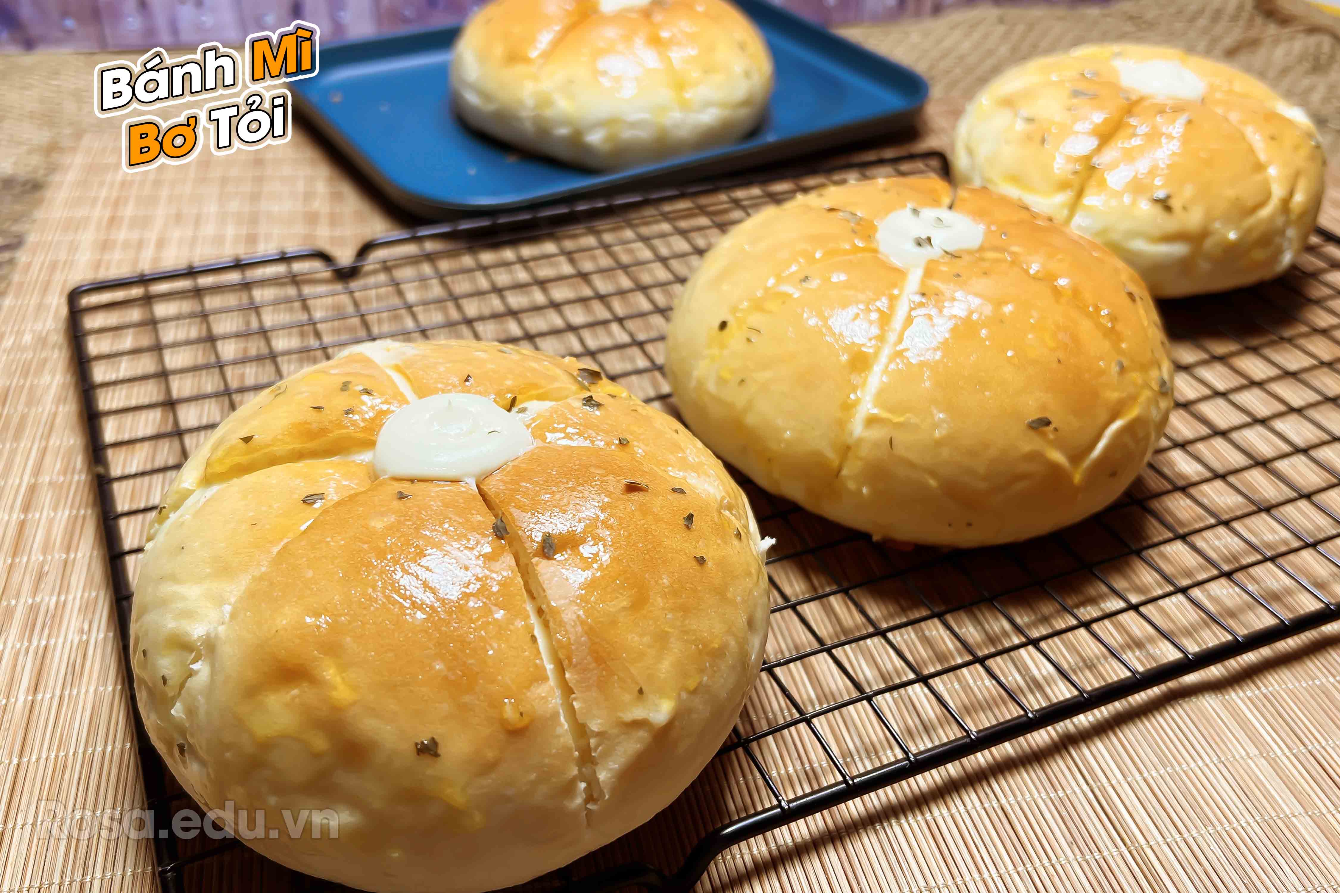 Công Thức Học Làm Bánh Mì Bơ Tỏi Sốt Phô Mai Siêu Ngon Mở Quán Kinh Doanh PVN1055