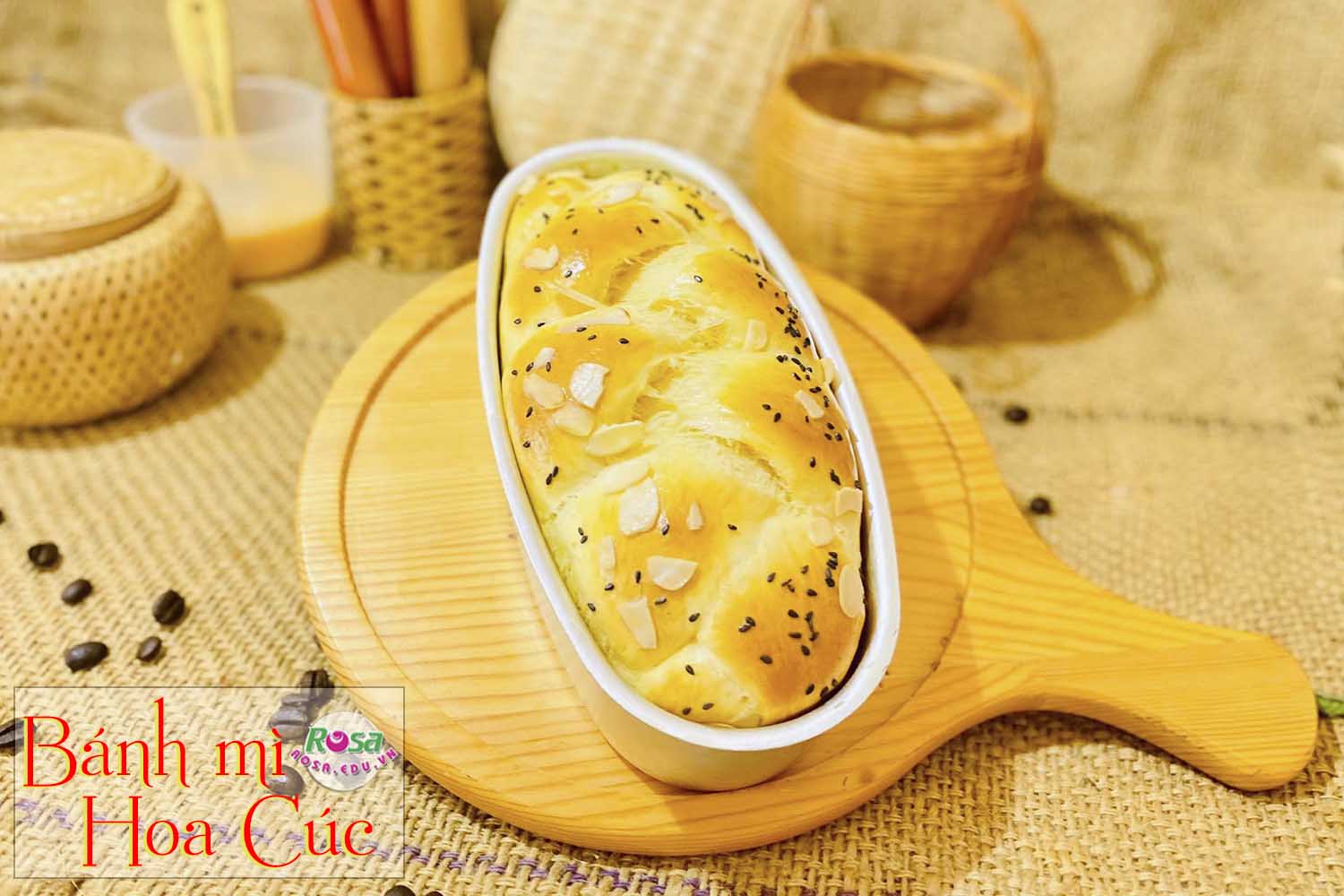Chuyên đề học làm Bánh mì Hoa Cúc Brioche - Béo ngậy thơm bơ Mở Quán Kinh Doanh PVN126