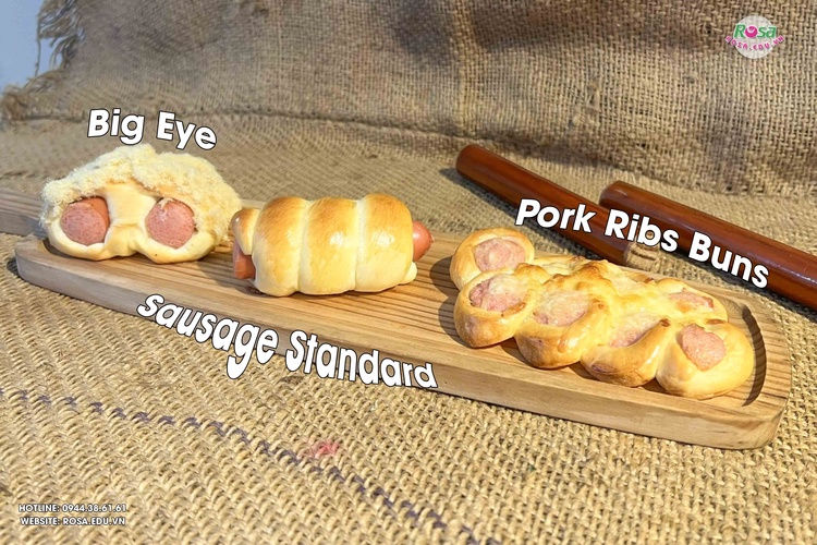 Công Thức học các loại BÁNH MÌ mặn, ngọt để kinh doanh PVN343