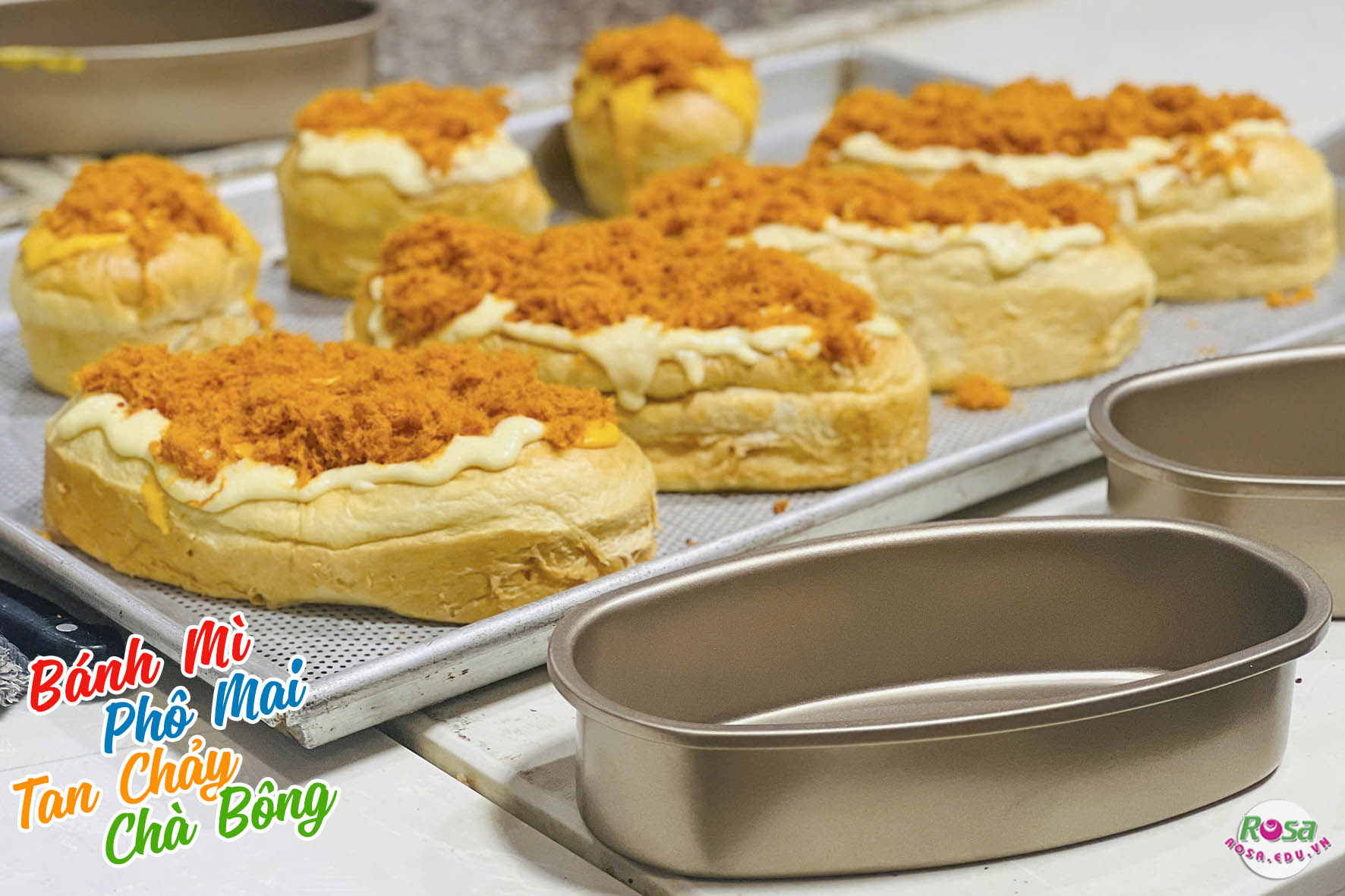 Tổng hợp chuyên đề học làm BÁNH MÌ MẶN NGỌT - Mềm xốp, mở tiệm bánh mì ở Đồng Nai PVN118