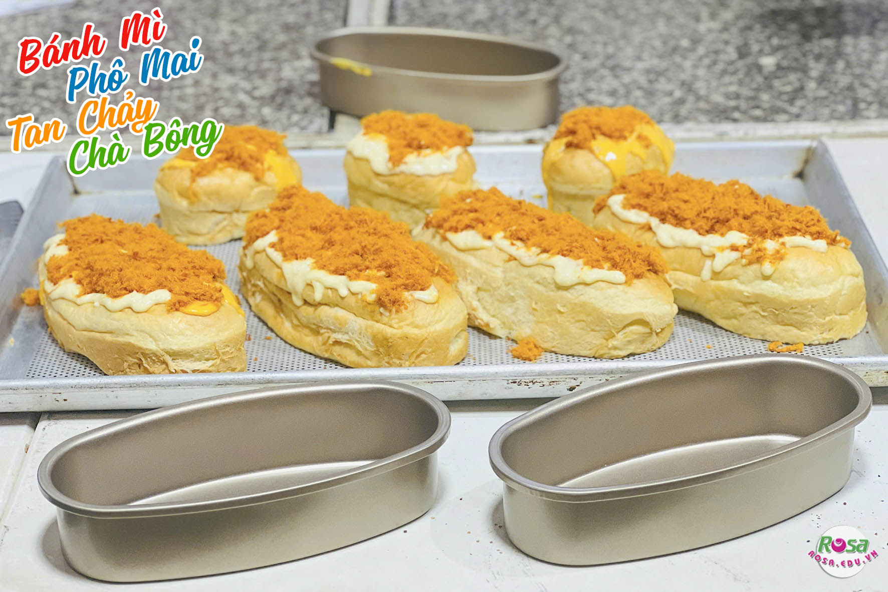 Chuyên đề học làm BÁNH MÌ PHÔ MAI TRỨNG MUỐI TAN CHẢY, CHÀ BÔNG - Công thức chuẩn kinh doanh PVN1281