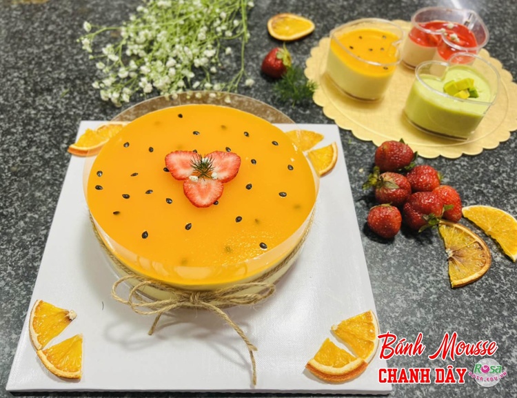 Chuyên đề Học Làm Bánh Mousse Chanh Dây, Dâu Tây, Xoài Đẹp Mắt Hấp Dẫn Mở Quán Kinh Doanh PVN745