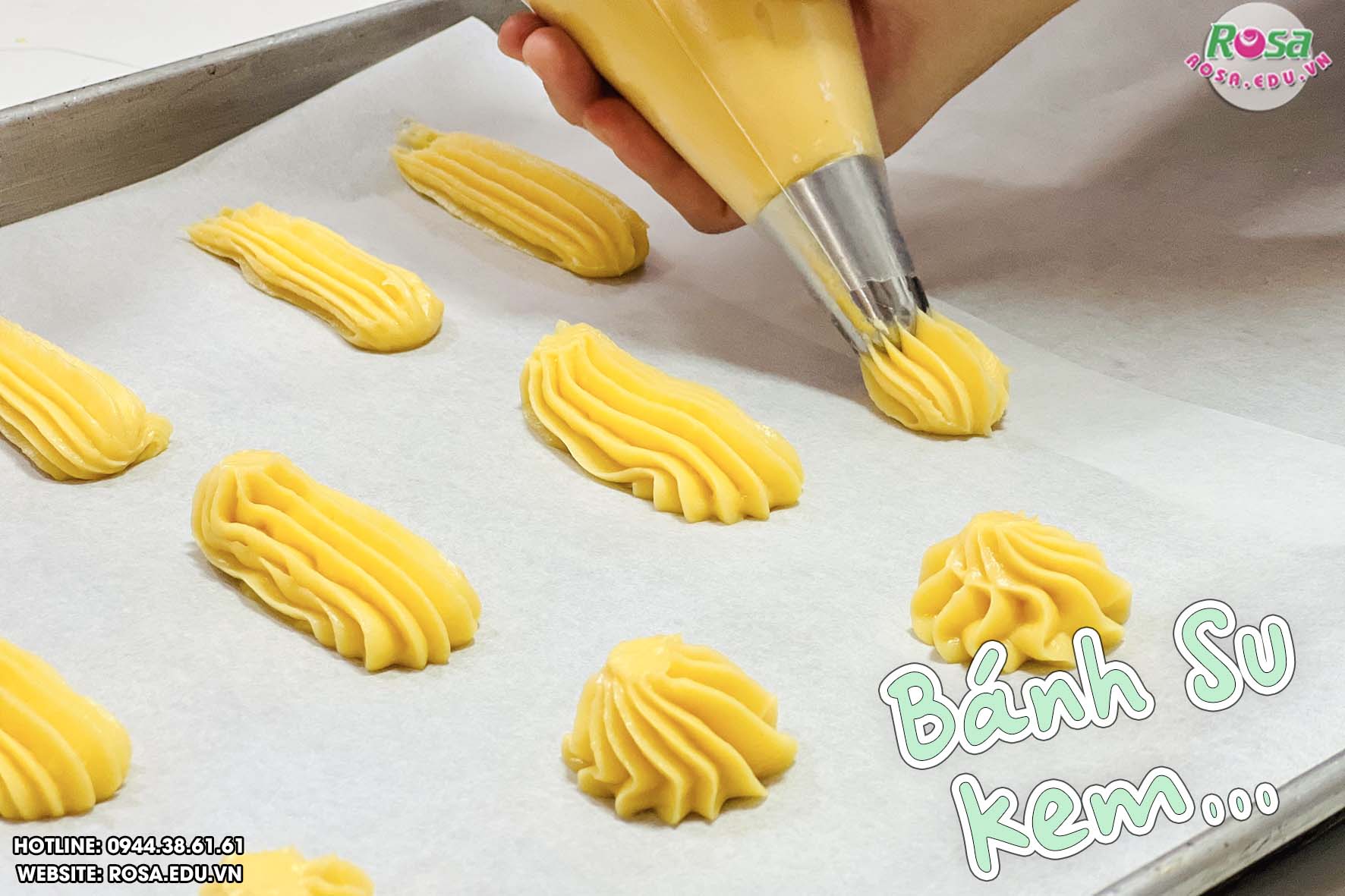 Công Thức Học Làm Làm Bánh Su Kem (Choux À La Creme) Ngon Ngất Ngây PVN471