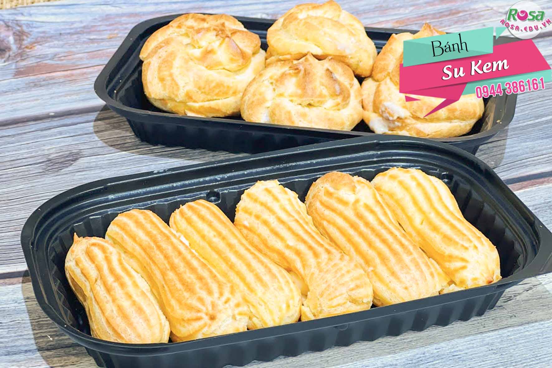 Chuyên đề học làm BÁNH SU KEM (Choux À La Creme) – Sự Kết Hợp Hoàn Hảo Giữa Vỏ Mềm Dai & Nhân Kem Ngọt Ngào