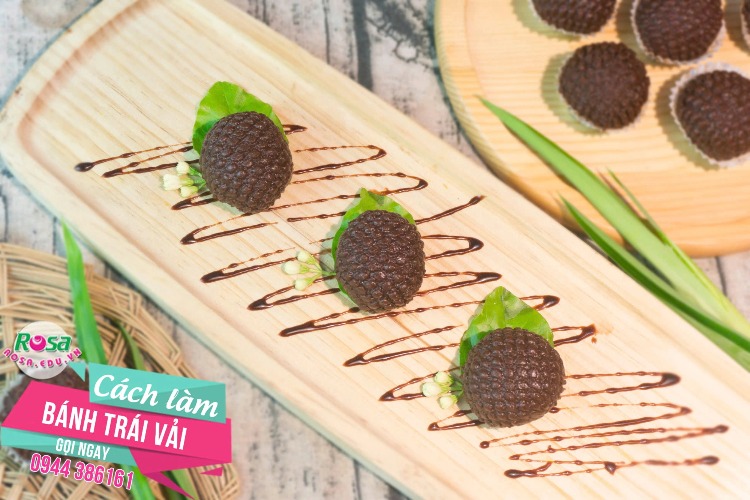 Chuyên đề học làm BÁNH TRÁI VẢI (Lychee Fruit Shaped Cakes) - Món bánh kết duyên phu thê PVN1151