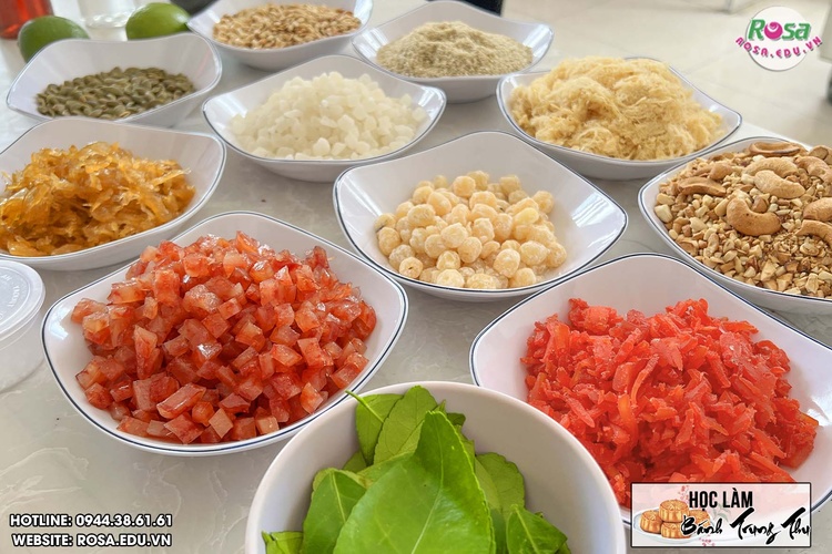 (𝐖𝐎𝐑𝐊𝐒𝐇𝐎𝐏 𝐕𝐈𝐏) Học làm Bánh Trung Thu Nhân Thập Cẩm (Lớp 10 học viên, học ngắn , kinh doanh ngay) PVN384