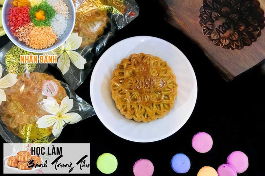 (𝐖𝐎𝐑𝐊𝐒𝐇𝐎𝐏 𝐕𝐈𝐏) Học làm Bánh Trung Thu Nhân Thập Cẩm (Lớp 10 học viên, học ngắn , kinh doanh ngay) PVN384