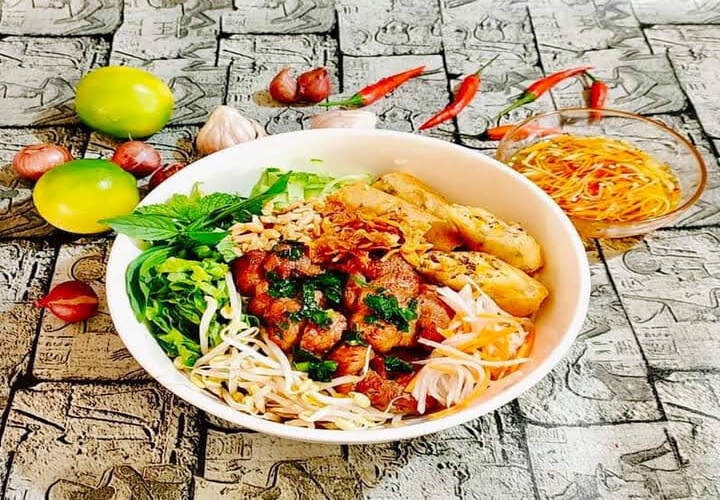 Chuyên đề học cách làm món BÚN THỊT NƯỚNG thơm ngon PVN1404