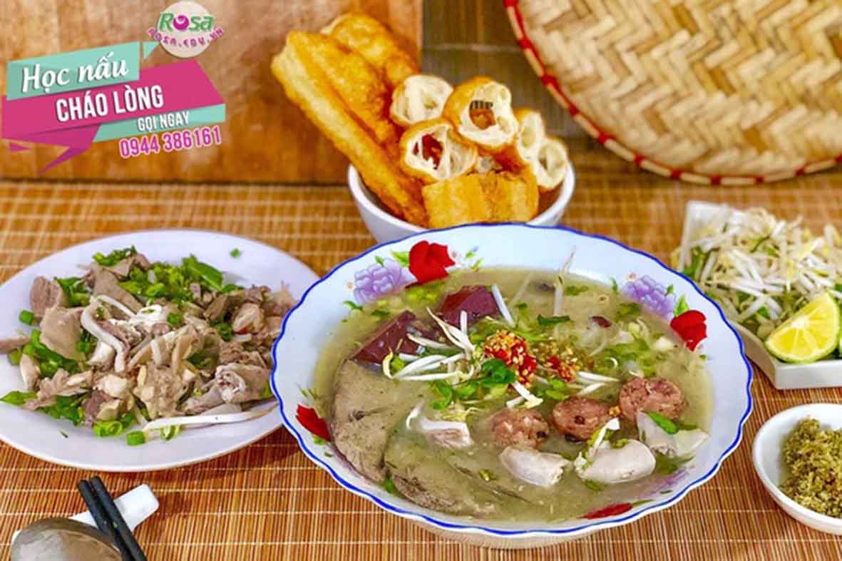 Chuyên đề Học nấu Cháo lòng (Dồi heo, Óc Heo Hấp Gừng) - Giò Chéo Quẩy mở quán PVN1141