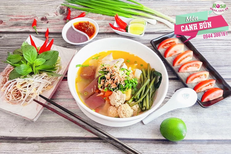 Công Thức Học Cách Nấu Bún Riêu (Cua Ốc) + Bún Riêu Giò Heo + Canh Bún (Bún Đỏ) mở quán chuyên kinh doanh PVN1399