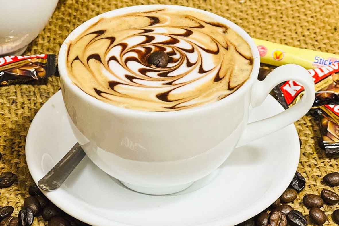 Workshop Học Kỹ Thuật Tạo Bọt Sữa, Tạo Hình Vẽ Bằng Socola, Caramel, Rắc Cacao Tạo Hình PVN1289