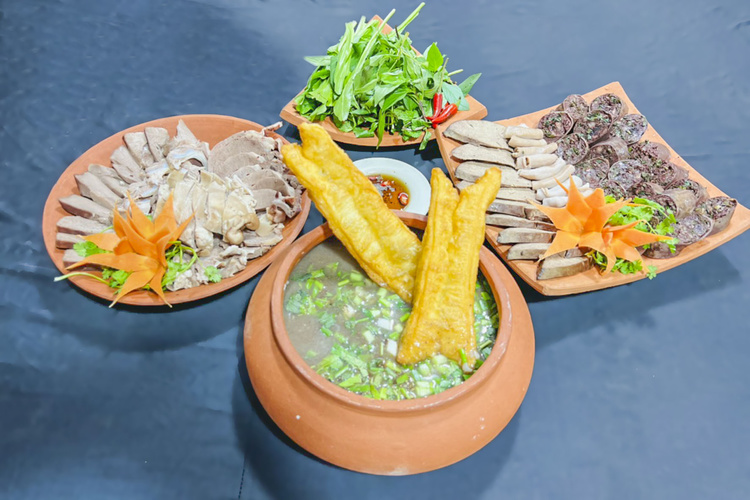 Chuyên đề Học nấu Cháo lòng (Dồi heo, Óc Heo Hấp Gừng) - Giò Chéo Quẩy mở quán PVN1141