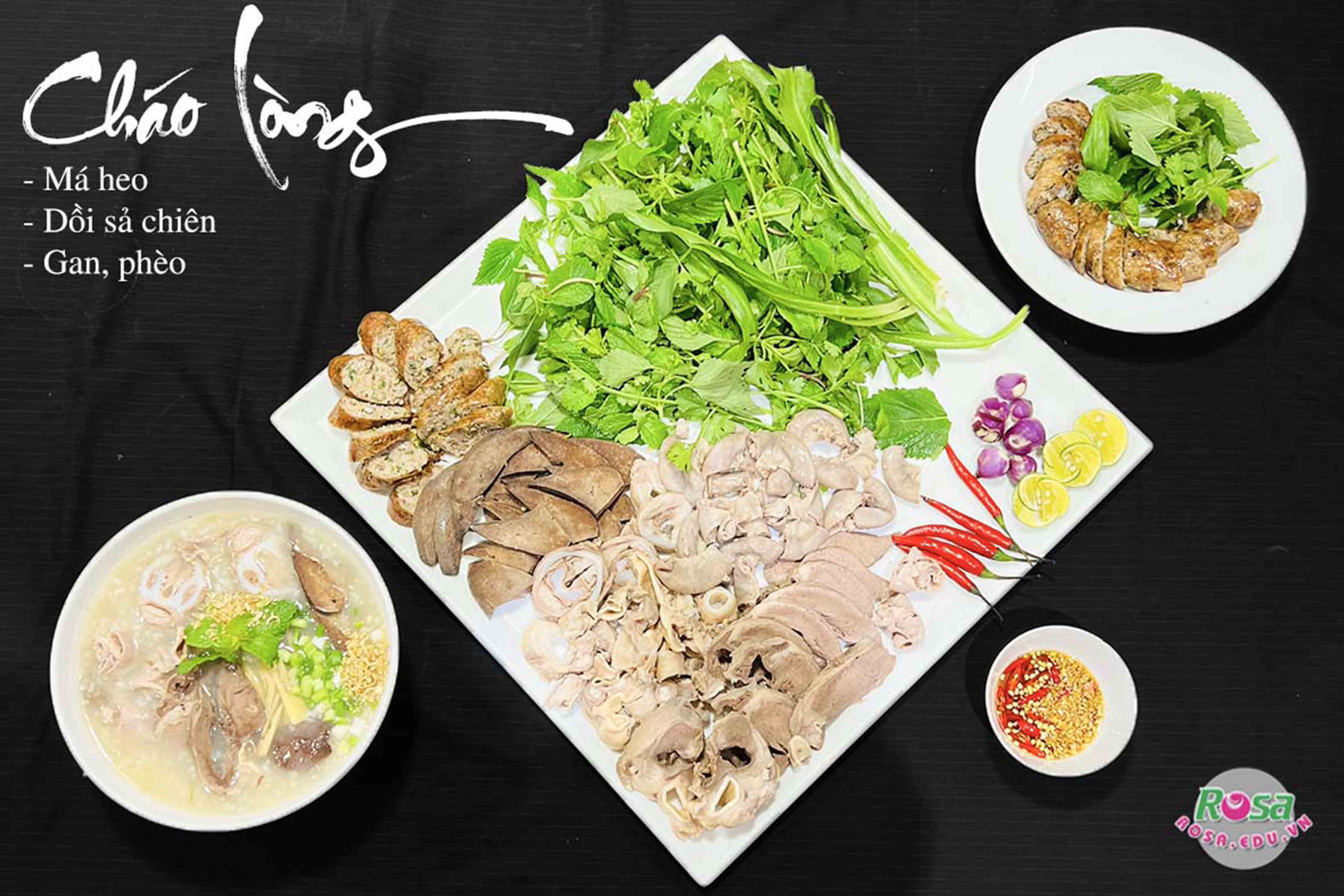 Công Thức Học Nấu Cháo lòng (Dồi heo, Óc Heo Hấp Gừng) - Giò Chéo Quẩy Mở Quán Kinh Doanh PVN1143