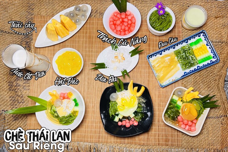 Workshop Học Làm Chè Thái Sầu Riêng (Sầu Riêng, Mít, Bơ, Nhãn, Rau Câu, Sương Sáo, Hạt Đác...) PVN1828