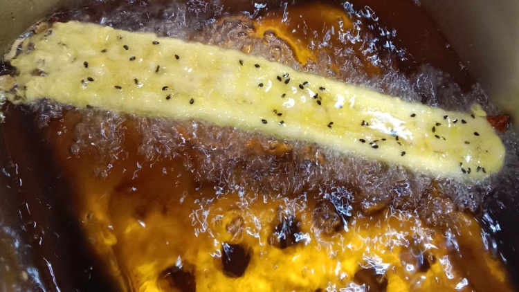 Công Thức kiếm thêm thu nhập với món ăn vặt Chuối Chiên, Khoai Lang Chiên PVN275