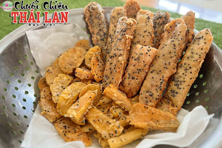 Công Thức kiếm thêm thu nhập với món ăn vặt Chuối Chiên, Khoai Lang Chiên PVN275