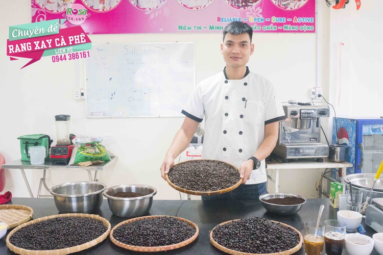 Công Thức Học Làm Rang xay Cà Phê Đậm Đà Hương Vị Việt Nam Mở Quán Kinh Doanh PVN720