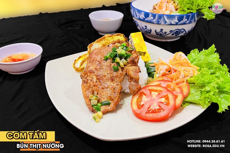 Video Online Học Cách Làm Món Cơm Tấm Sườn Bì Chả  - Bún Thịt Nướng - Thơm Ngon Chuẩn Vị, Mở Quán Kinh Doanh PVN883