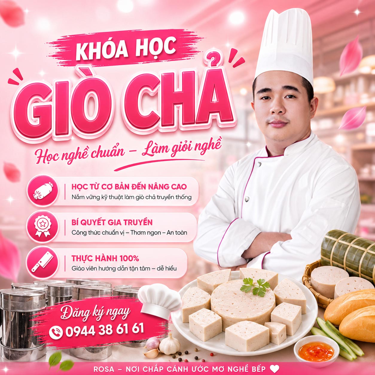 Chuyên Đề Giò Chả (Chả Lụa, Chả Ớt Xiêm, Mọc, Chả Bò, Bò Viên, Jambon, Thịt Nguội Bong Bóng Heo,...)