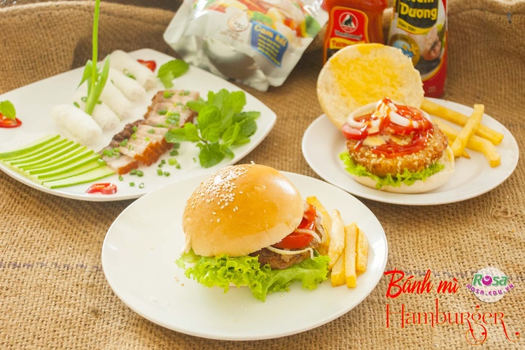 Video Online Học Làm Nhân Bánh mì Hamburger Mở Quán Kinh Doanh PVN340