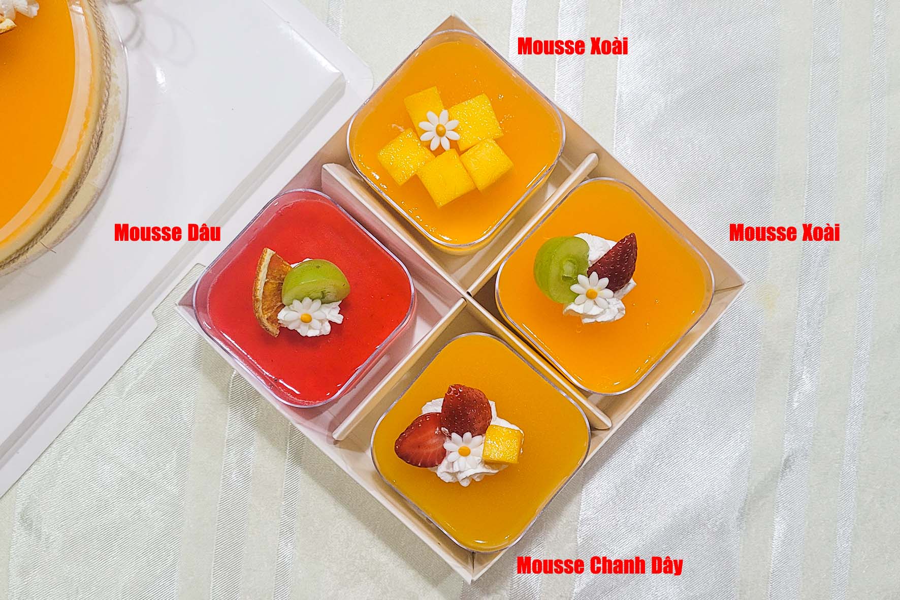 Workshop Học Làm Bánh Mousse Chanh Dây - Dâu - Xoài PVN746