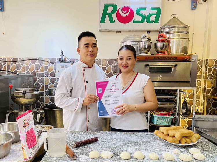 Video Online Học Làm Bánh Tiêu Mở Quán Kinh Doanh 1 Vốn 4 Lời PVN528