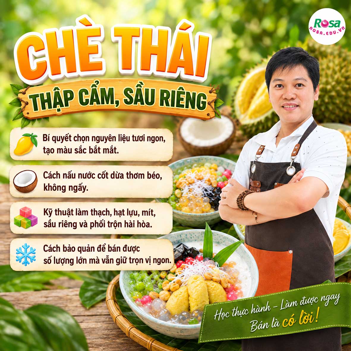Chuyên đề học làm CHÈ THÁI THẬP CẨM chỉ trong 1 ngày ra nghề - Khách ăn là ghiền, quán bán là đông