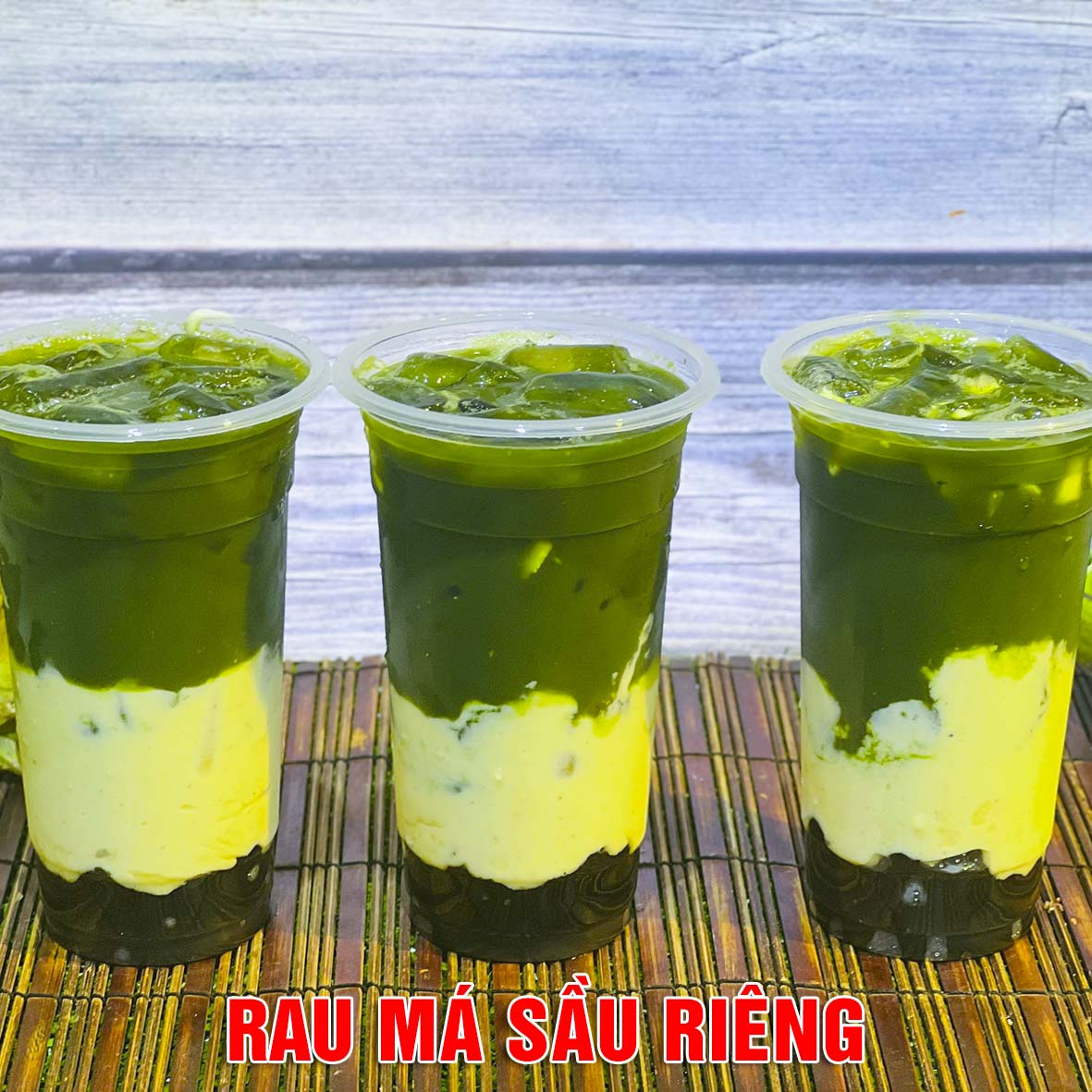 Chuyên Đề Pha Chế Rau Má (Đậu Xanh, Sầu Riêng, Sữa Dừa, Bí Đỏ, Thơm, Dâu,...) - Bí Quyết Pha Chế Rau Má Hot Trend