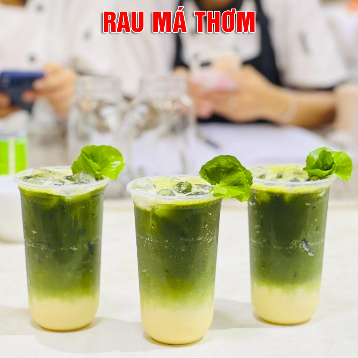 Chuyên Đề Pha Chế Rau Má (Đậu Xanh, Sầu Riêng, Sữa Dừa, Bí Đỏ, Thơm, Dâu,...) - Bí Quyết Pha Chế Rau Má Hot Trend