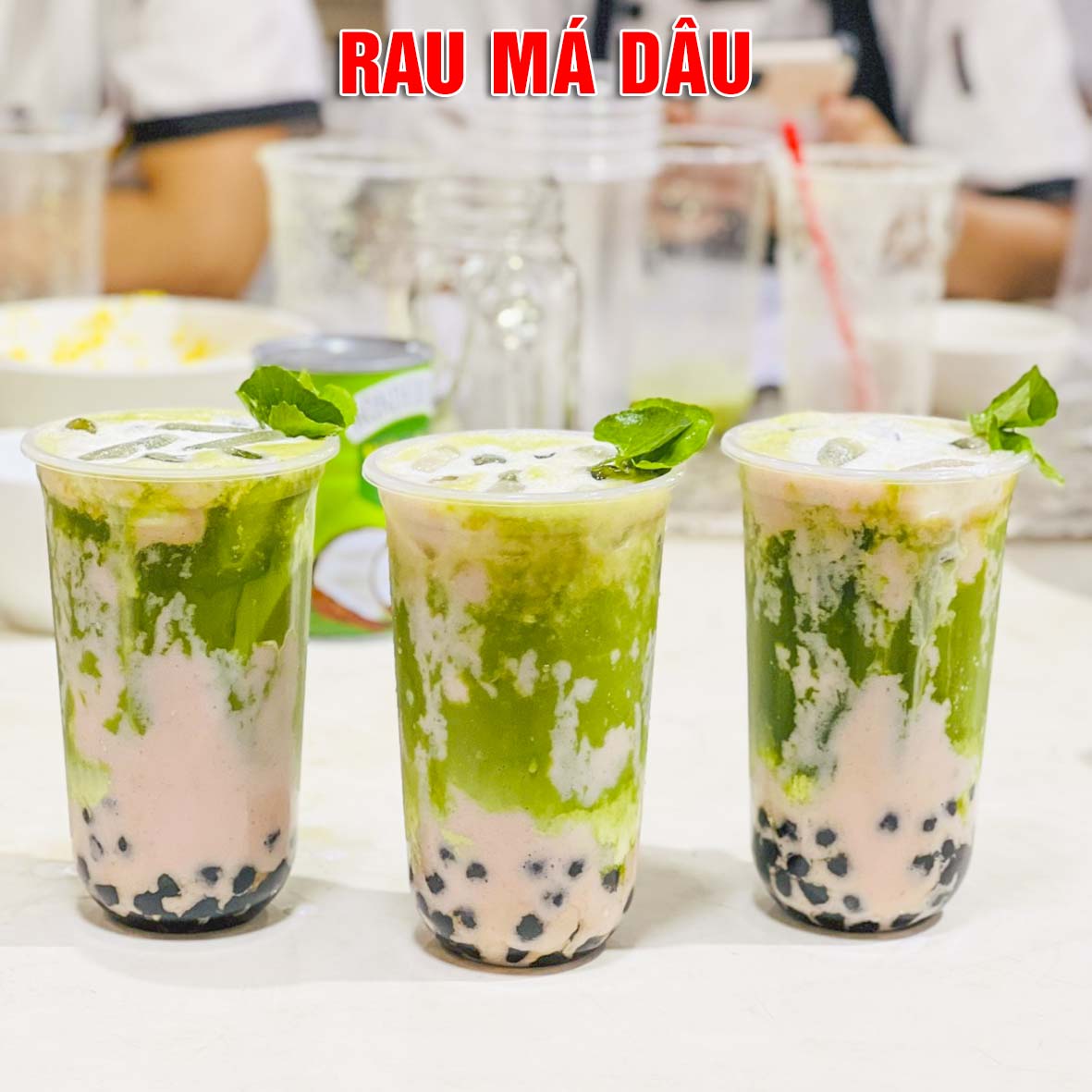Chuyên Đề Pha Chế Rau Má (Đậu Xanh, Sầu Riêng, Sữa Dừa, Bí Đỏ, Thơm, Dâu,...) - Bí Quyết Pha Chế Rau Má Hot Trend