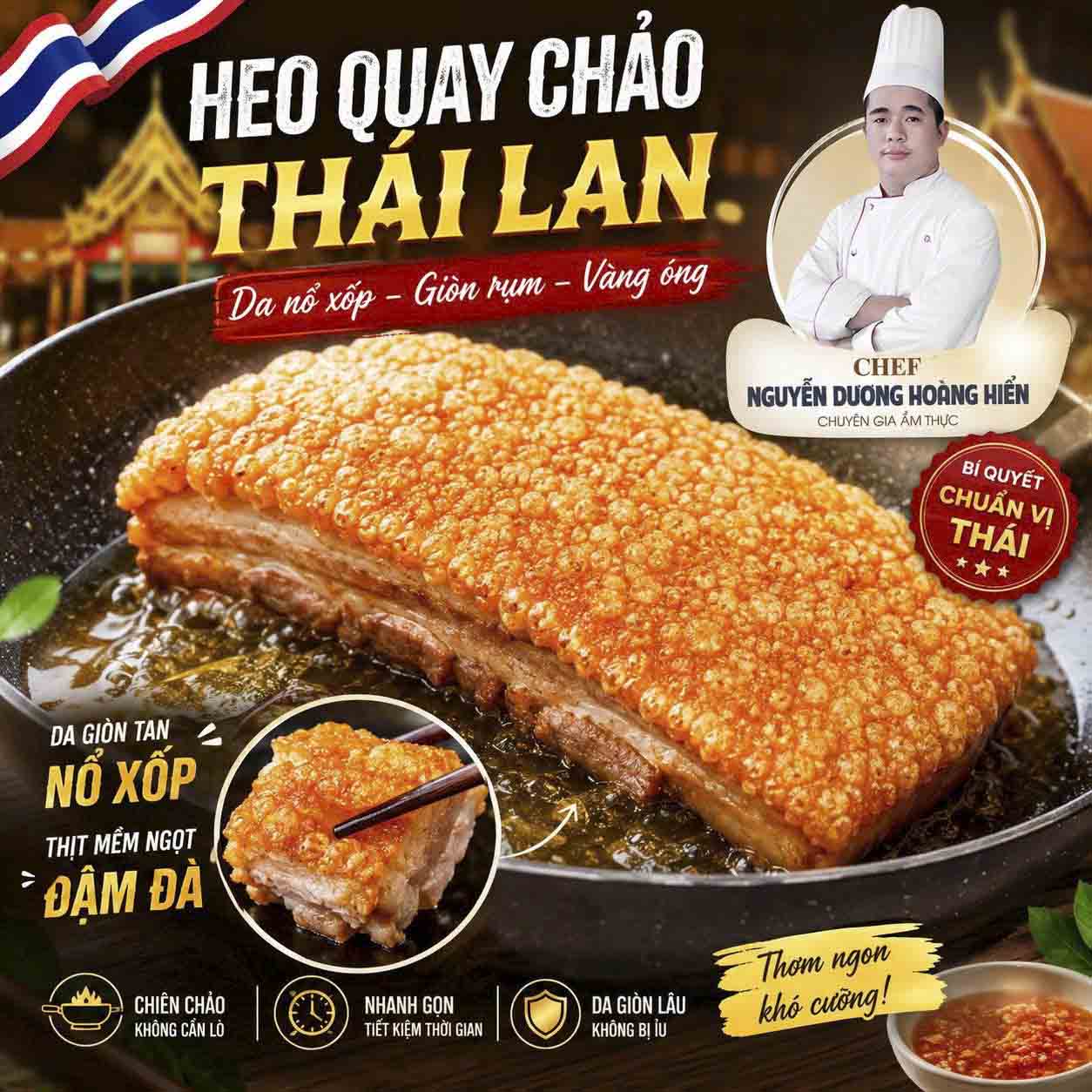 CHUYÊN ĐỀ HEO QUAY MIẾNG (Quay Lu, Quay Chảo, Da Giòn, Da Nổ, Kiểu Thái Lan) - Mở Quán Heo Quay Gia Truyền