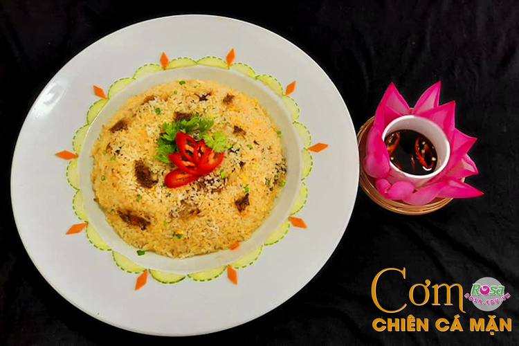 Chuyên đề học cách làm món CƠM CHIÊN CÁ MẶN giòn ngon chuẩn nhà hàng PVN959