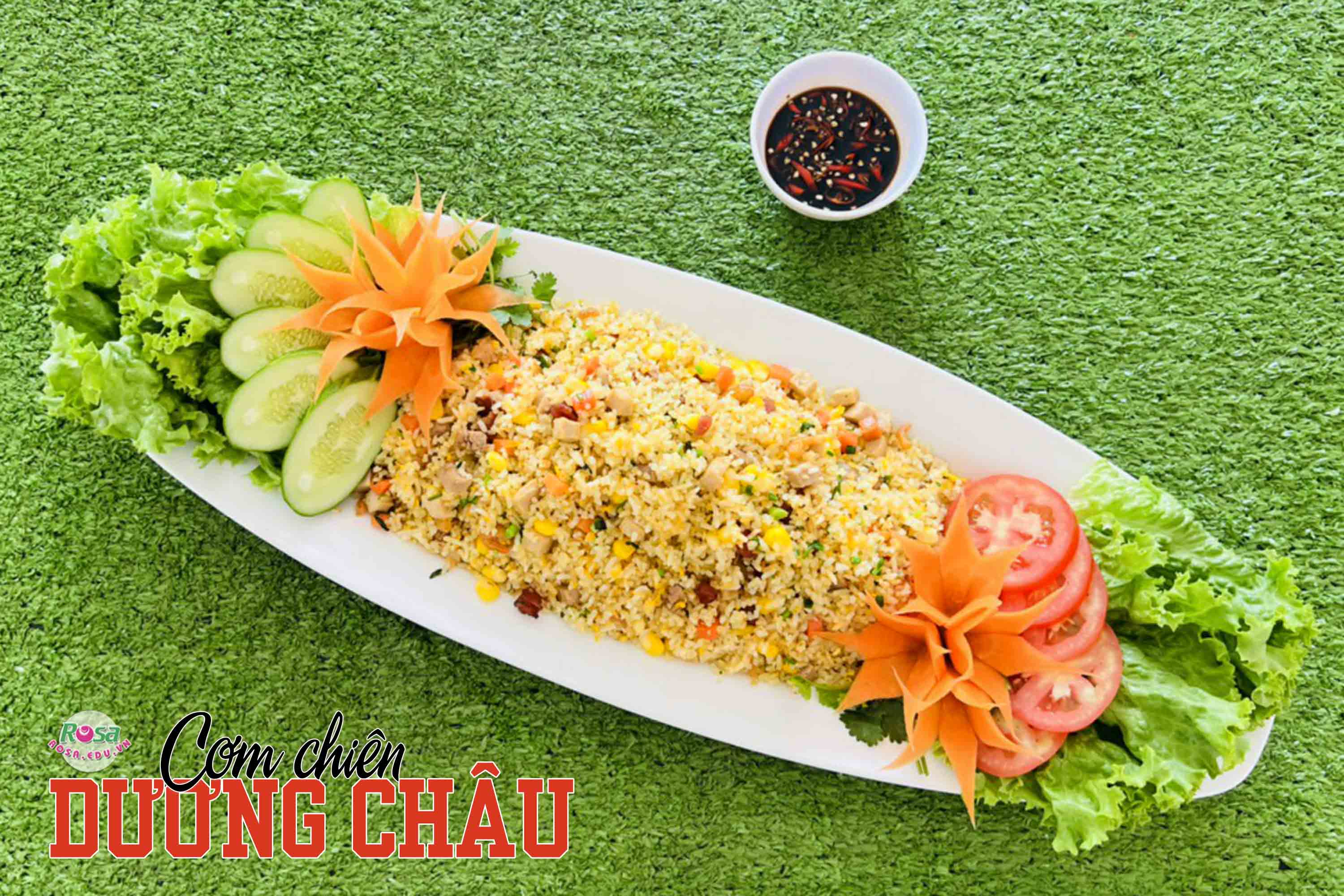 Công Thức Học Cách Làm Món CƠM CHIÊN DƯƠNG CHÂU, Giòn Rụm, Đầy Đủ Dưỡng Chất Đậm Vị Trung Hoa PVN906