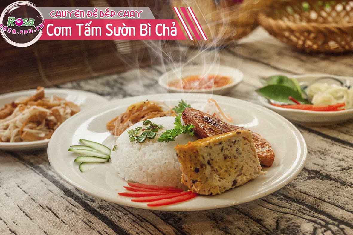 Công Thức Học Làm Cơm Tấm Sườn Bì Chả Chay Bí Mật Đậm Đà Thơm Ngon Mở Quán Kinh Doanh PVN753