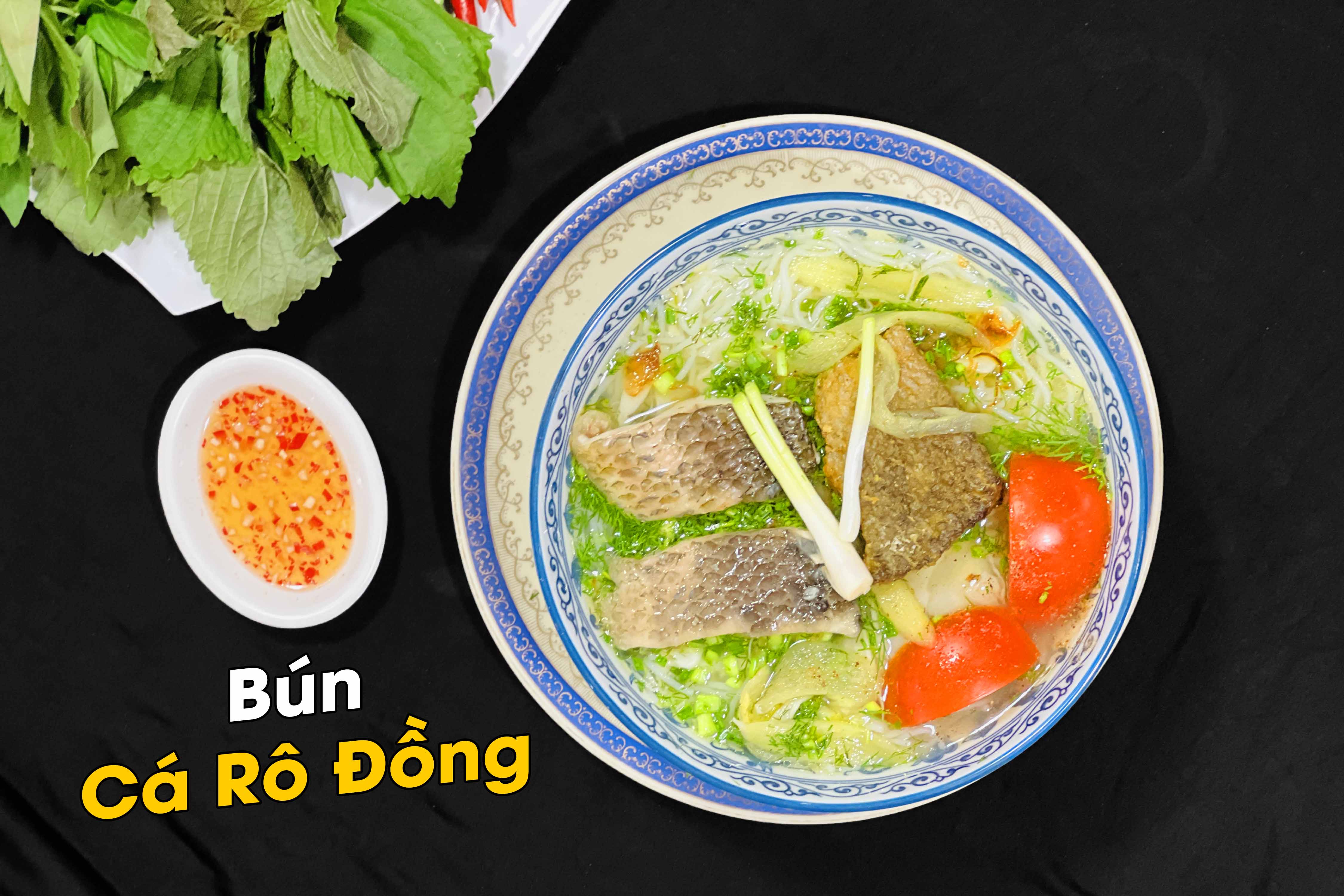 Công Thức Học Cách Nấu Món Bún Cá Rô Đồng Thơm Ngon Hấp Dẫn - Mở quán kinh doanh PVN1435