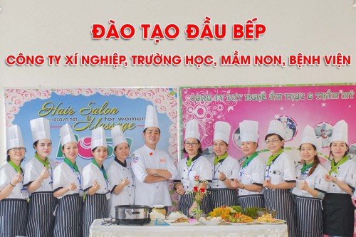 Dịch vụ đào tạo ĐẦU BẾP SUẤT ĂN CÔNG NGHIỆP - Nhà Máy, Trường Học Nội Trú, Mầm Non, Bệnh Viện