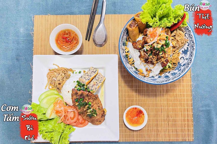 Chuyên đề học cách làm món BÚN THỊT NƯỚNG thơm ngon PVN1404