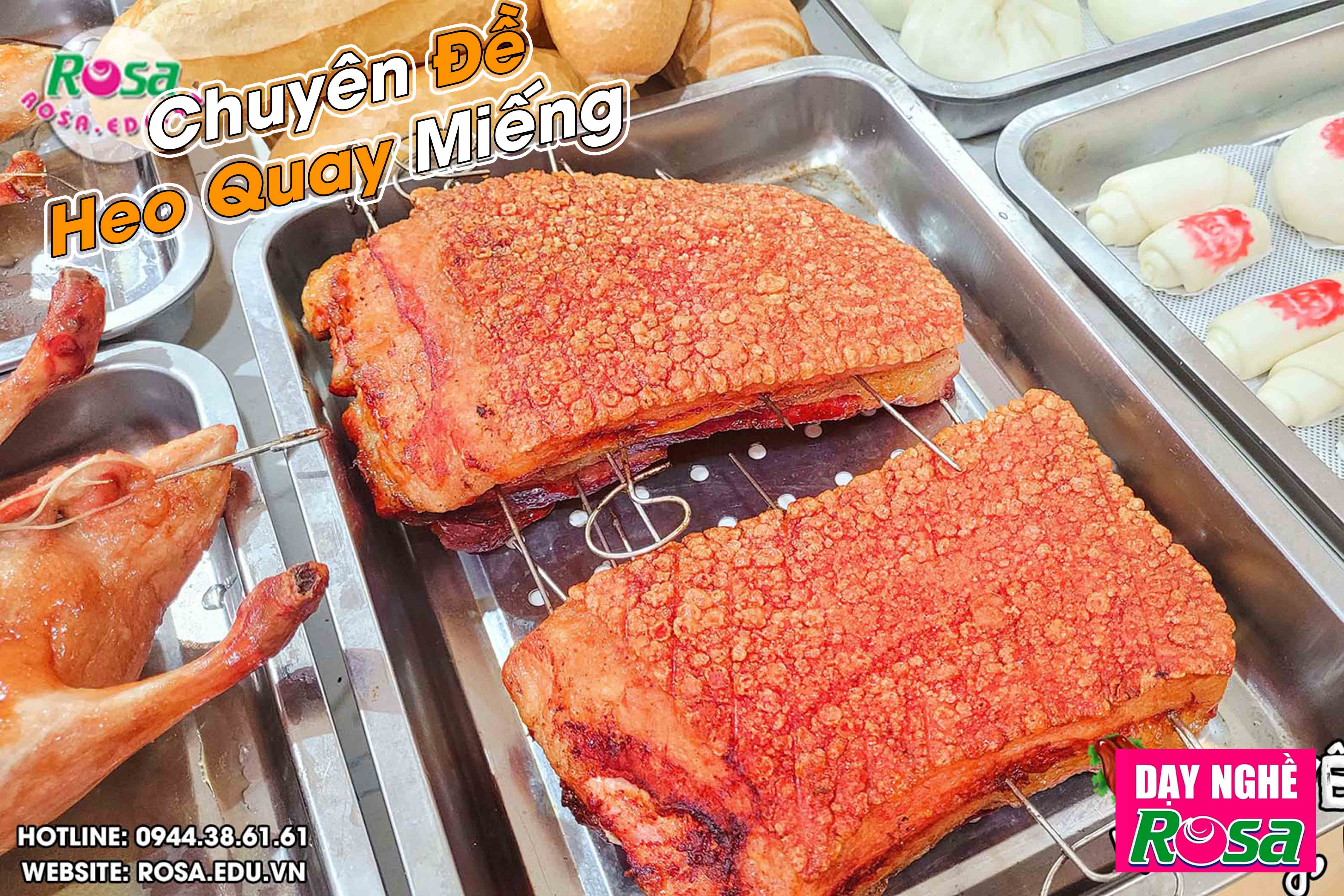 Công Thức Học Làm Heo Quay Miếng (Quay Lu, Quay Chảo) Da Nổ Giòn Mở Quán Quán Kinh Doanh PVN711